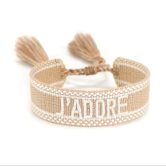 Anthropologie Jewelry - Jadore Embroidery Bracelet